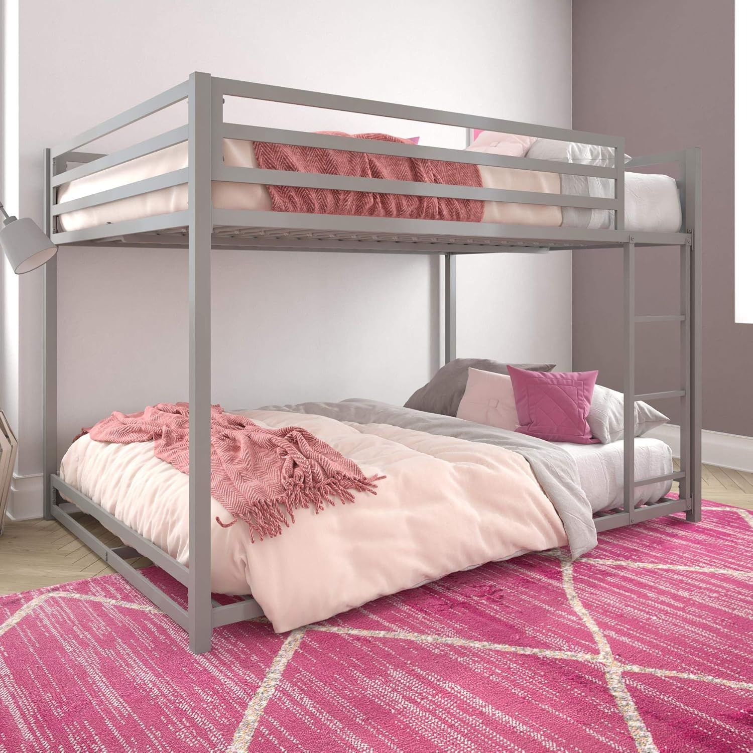 Best Dhp Full Metal Loft Bed With Ladder - Home Life Collection regarding Dhp Full-Size Metal Loft Bed With Ladder In Black
