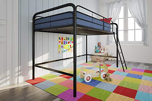 Best Dhp Full Metal Loft Bed With Ladder - Home Life Collection within Transforming Small Rooms The DHP Loft Bed Black Experience