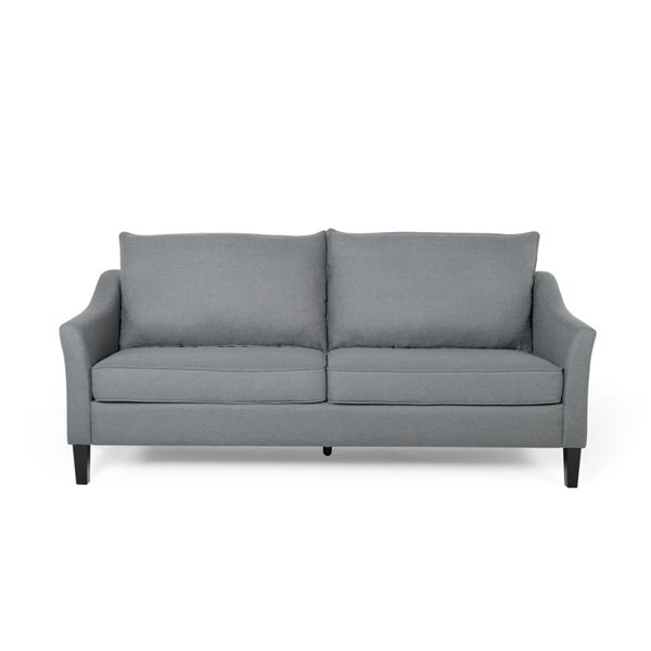 Best Selling Home Decor Almeda Contemporary Fabric 3 Seater Sofa ... intended for Understanding the Appeal of the Susan Contemporary Sofa in Charcoal and Dark Walnut