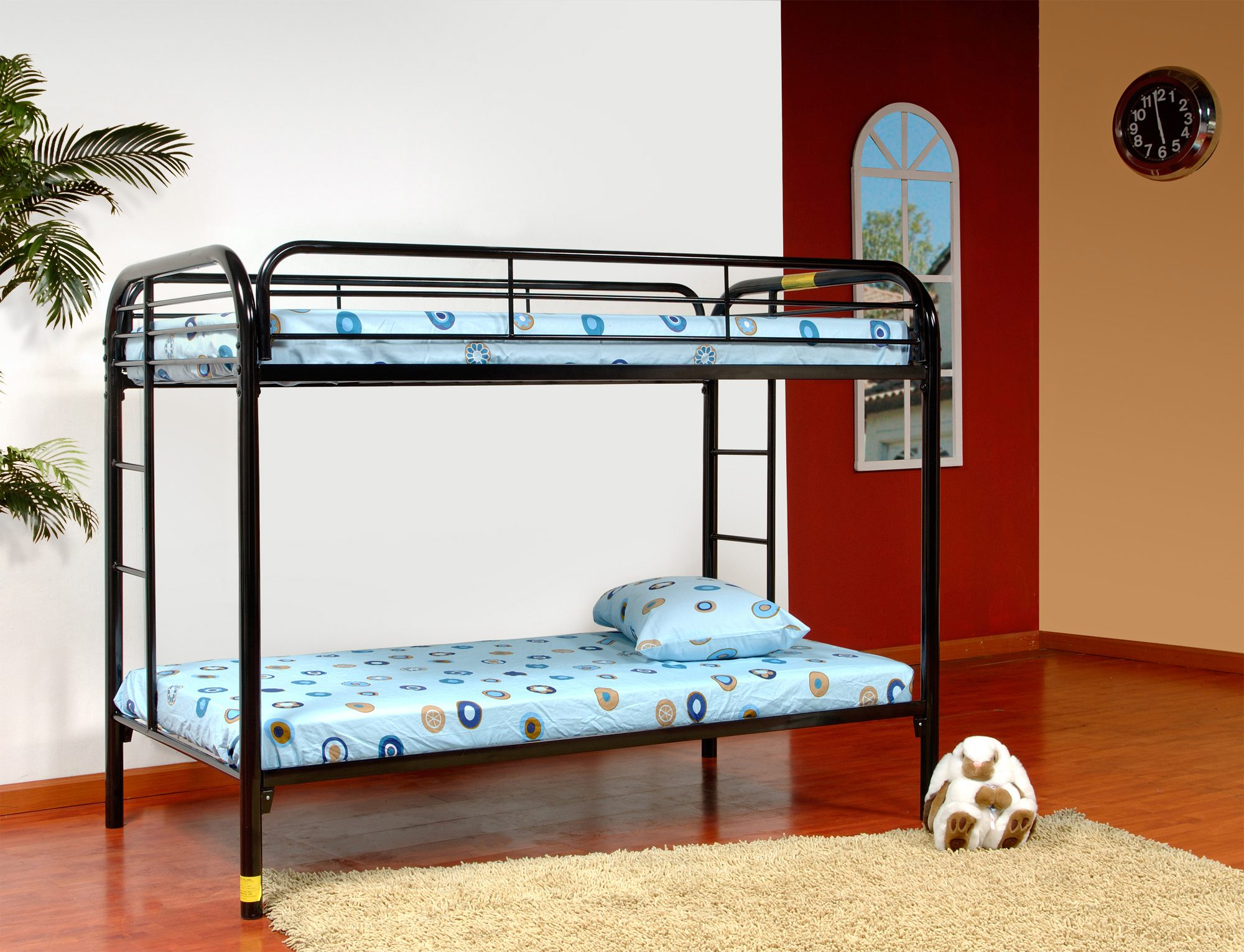 Black Metal Bunk Beds Small Space Junior Metal Bunk Bed Twin Over Full pertaining to Durable and Stylish Metal Twin Over Twin Bunk Beds Explained