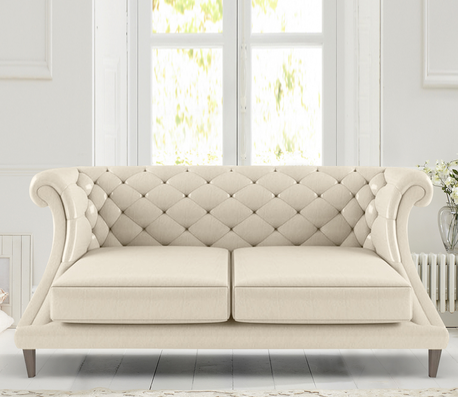 Buy Elegance 3 Seater Sofa (Beige) Online In India At Best Price ... for The Colburne II 95" Beige Sofa A Touch of Elegance for Modern Homes