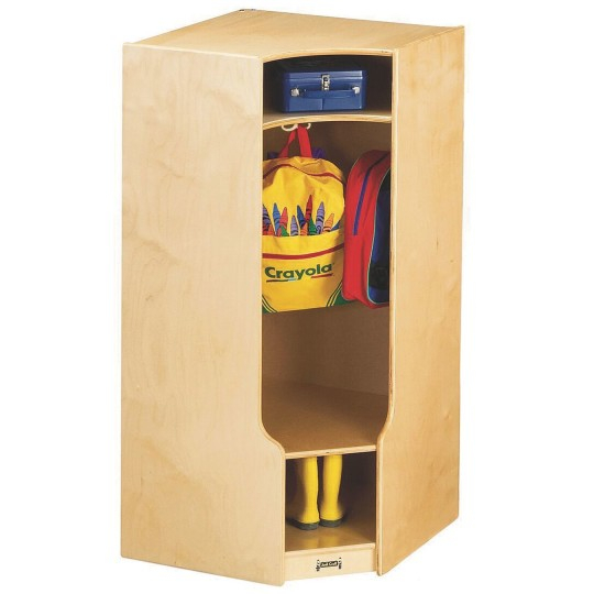 Buy Jonti-Craft® Corner Coat Locker At S&S Worldwide with Jonti-Craft Corner Coat Locker with Step Enhancing Organization for Young Learners
