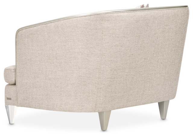 Camden Court Chair And Half - Flax/Platinum - Contemporary - Armchairs ... inside Maintaining the Elegance of Camden Court Sofa Flax Platinum Over Time