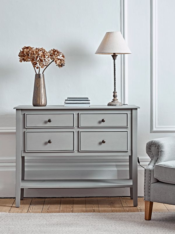 Camille Chest Of Drawers - Grey | Vintage Bedroom Furniture, Living ... in Transform Your Space Discover the Allure of TATEUS Vintage Grey Drawers
