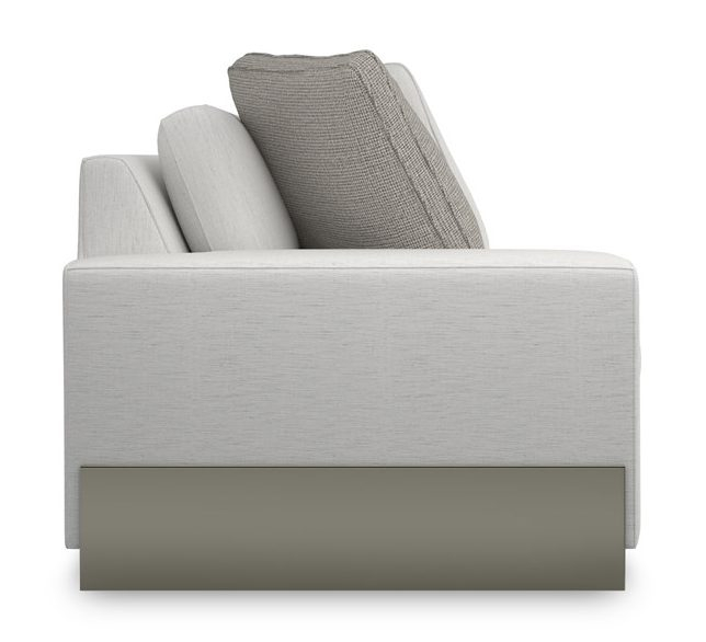 Caracole M090-018-Ls1-B I'm Shelf-Ish Laf Sofa - Hickory Park Furniture throughout The Art of Arrangement Maximizing Your I'm Shelf-ish Sectional Sofa Space