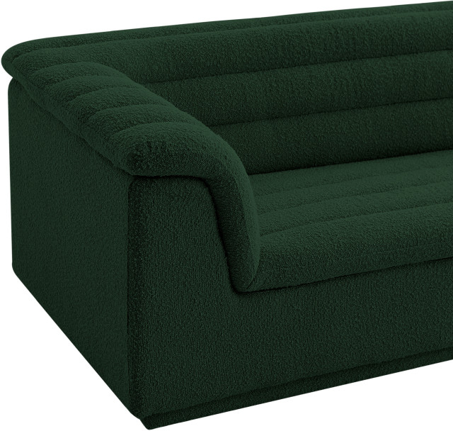 Cascade Upholstered Set - Contemporary - Armchairs And Accent Chairs ... with regard to Cascade Upholstered Set, Green, Boucle Fabric, Sofa
