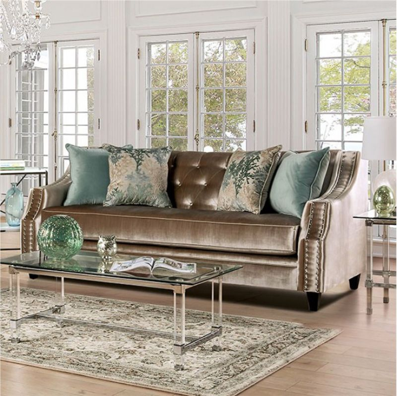 Chenille Fabric Sofa intended for Daphne Upholstered Chair/Loveseat/Sofa, Black, Chenille Fabric, Sofa