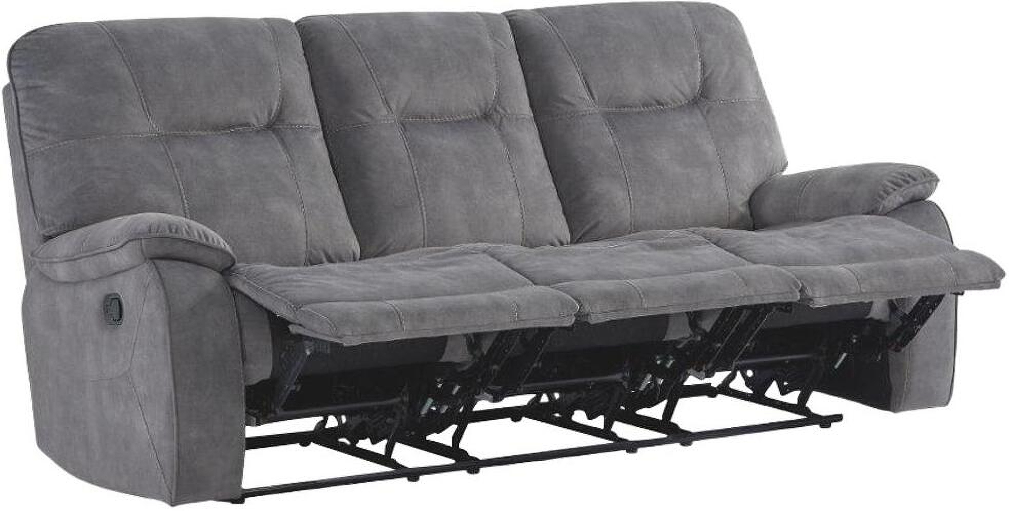 Cooper Shadow Grey Manual Triple Reclining Living Room Set By Parker House | 1Stopbedrooms intended for Parker Living Cooper Shadow Grey Manual Triple Reclining Sofa