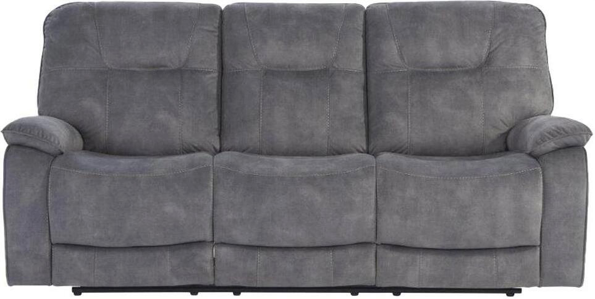 Cooper Shadow Grey Manual Triple Reclining Living Room Set By Parker House | 1Stopbedrooms with regard to Parker Living Cooper Shadow Grey Manual Triple Reclining Sofa