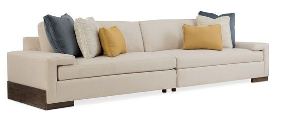 Cream Fabric Modern I'm Shelf-Ish 2 Piece Sectional | Scout & Nimble within The Art of Arrangement Maximizing Your I'm Shelf-ish Sectional Sofa Space