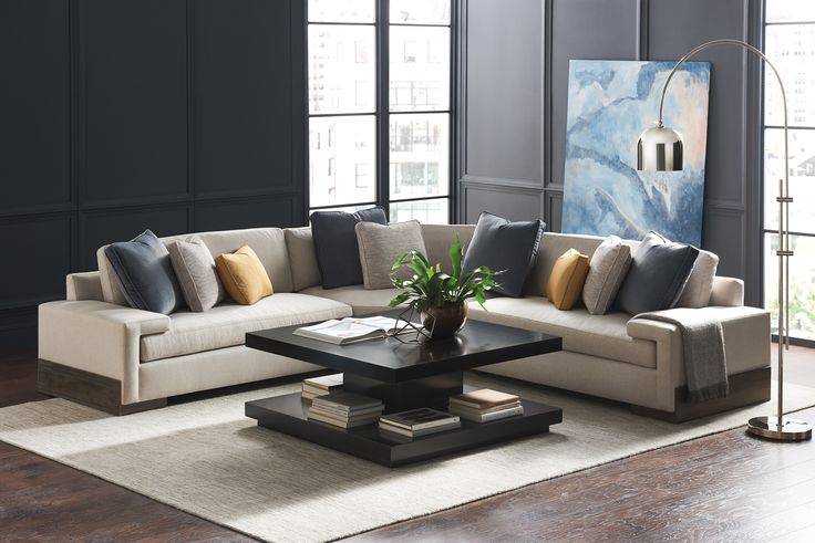 Cream Fabric Modern I'm Shelf-Ish 2 Piece Sectional | Sectional Sofa, 3 ... for The Art of Arrangement Maximizing Your I'm Shelf-ish Sectional Sofa Space