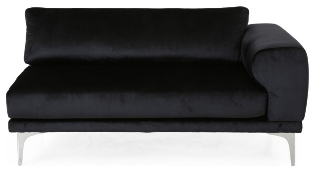Crosby Modern Glam 4-Seater Velvet Sofa - Contemporary - Sofas - By Gdfstudio | Houzz regarding The Crosby Velvet Sofa Finding the Perfect Statement Piece