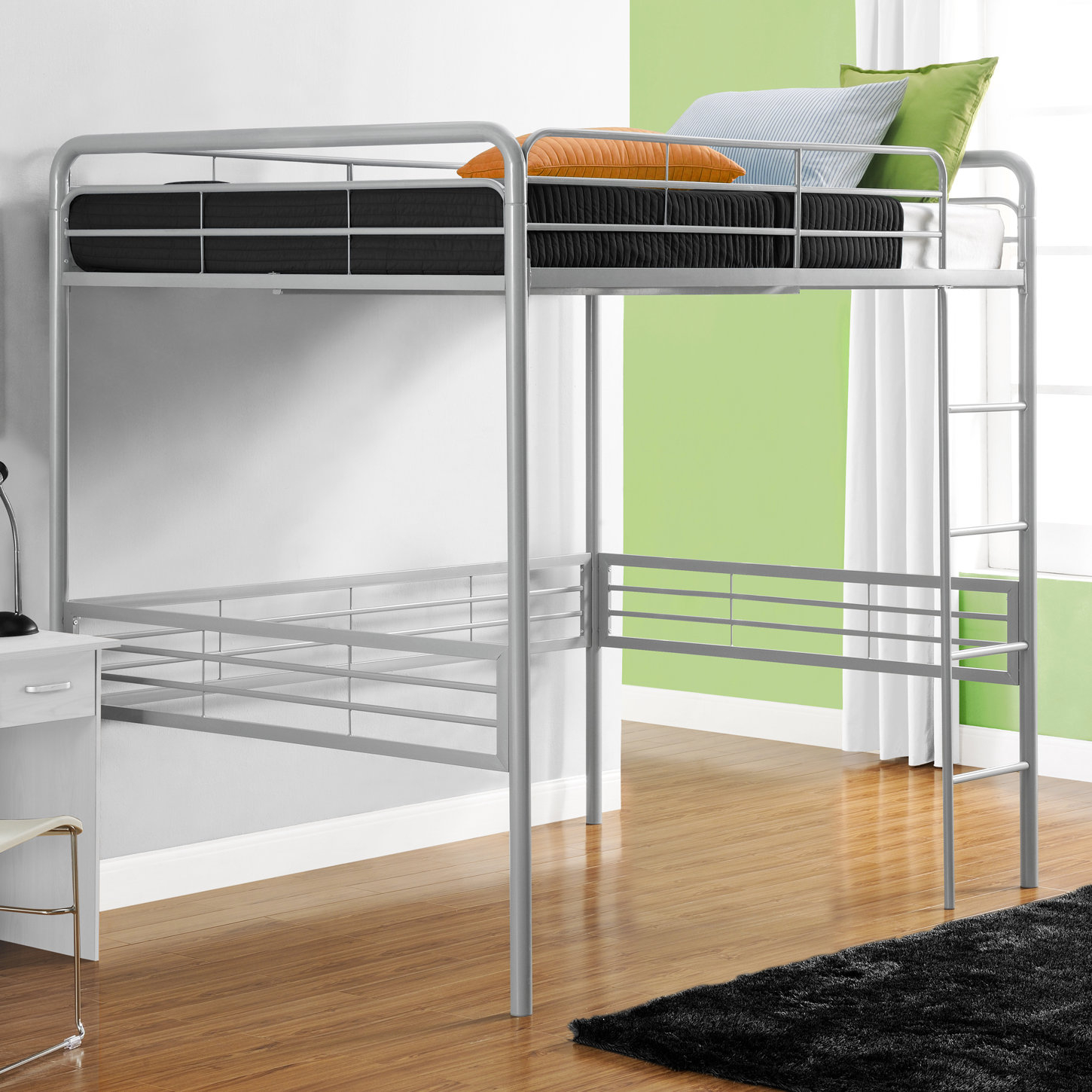 Dhp Full Loft Bed & Reviews | Wayfair in Transforming Small Rooms The DHP Loft Bed Black Experience