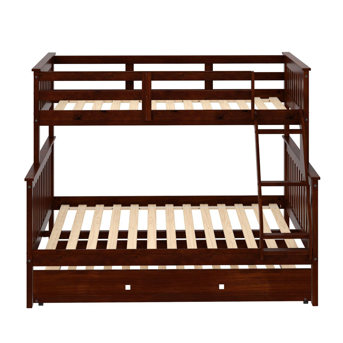Donco Kids Twin Full Mission Bunk Bed W Twin Trundle Bed White – Artofit pertaining to Navigating the World of Twin Mission Bunk Beds Essential Tips for Families