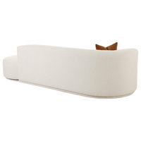 Fickle Cream Boucle 2-Piece Chaise Modular Left Arm Facing Sofa ... with regard to Fickle Cream Boucle 2-Piece Modular Left Arm Facing Sofa