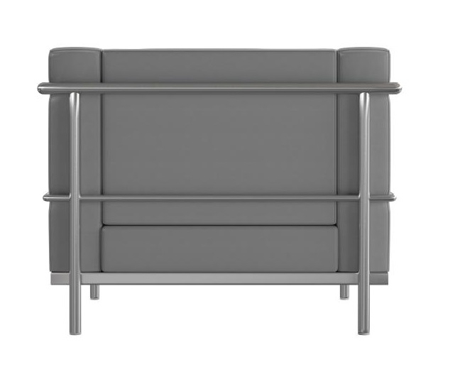 Flash Hercules Regal Series Contemporary Gray Leathersoft Ch throughout Hercules Regal Series Contemporary Leathersoft Sofa With Encasing Frame, Gray