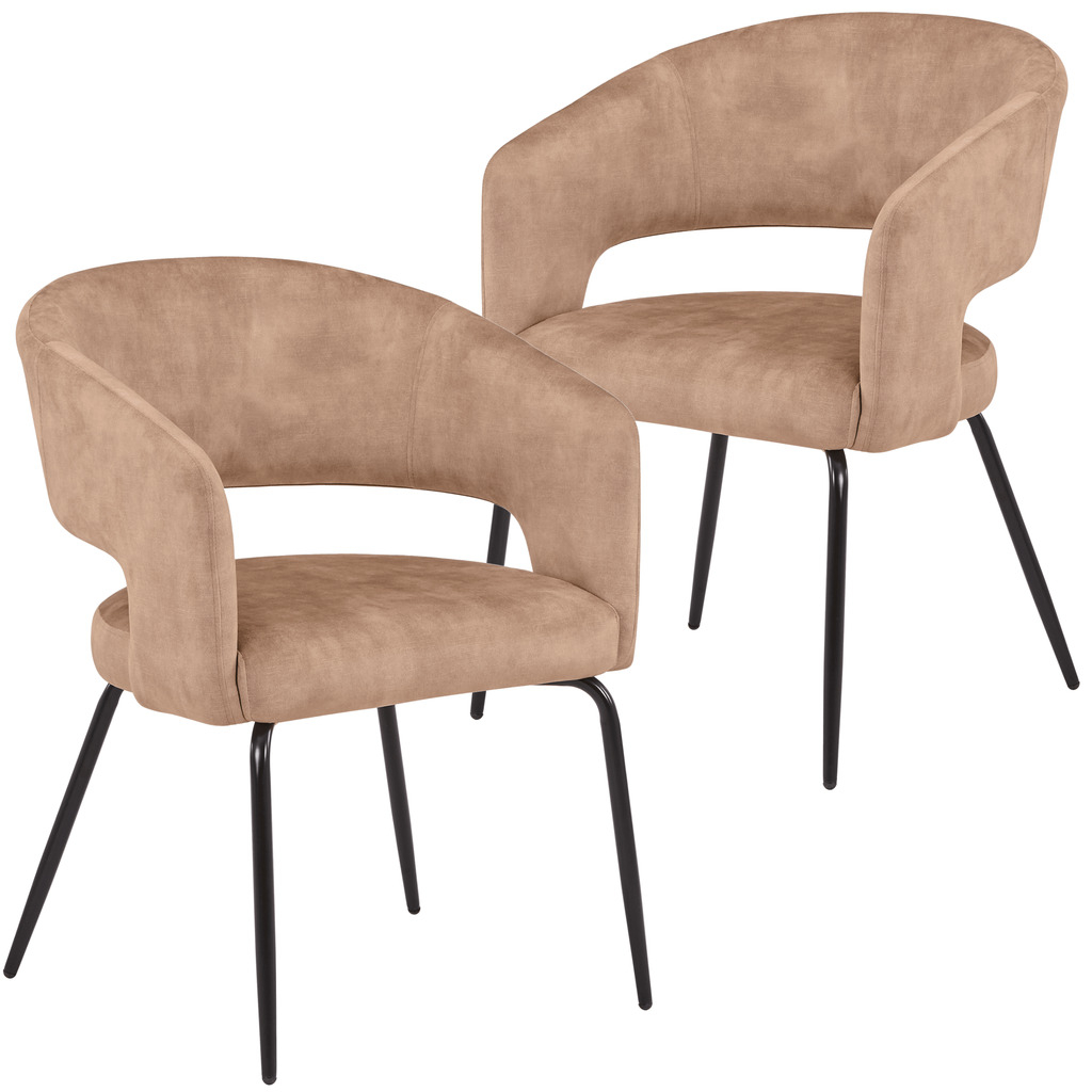 Gavin Series Modern Chair Set Of 2 In Black Frame And Light Brown By ... inside The Gavin Series Set of 2 A Deep Dive into Modern Seating
