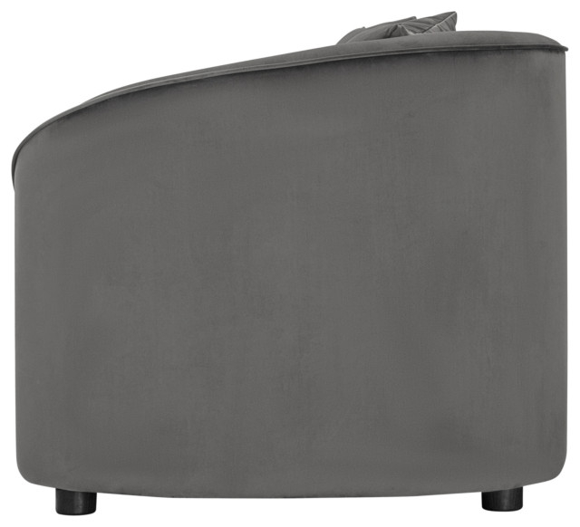Gdf Studio Modern Curved Upholstered Fabric Sofa - Transitional - Sofas ... with regard to Ckh Modern Curved Upholstered Sofa, Gray/Fabric