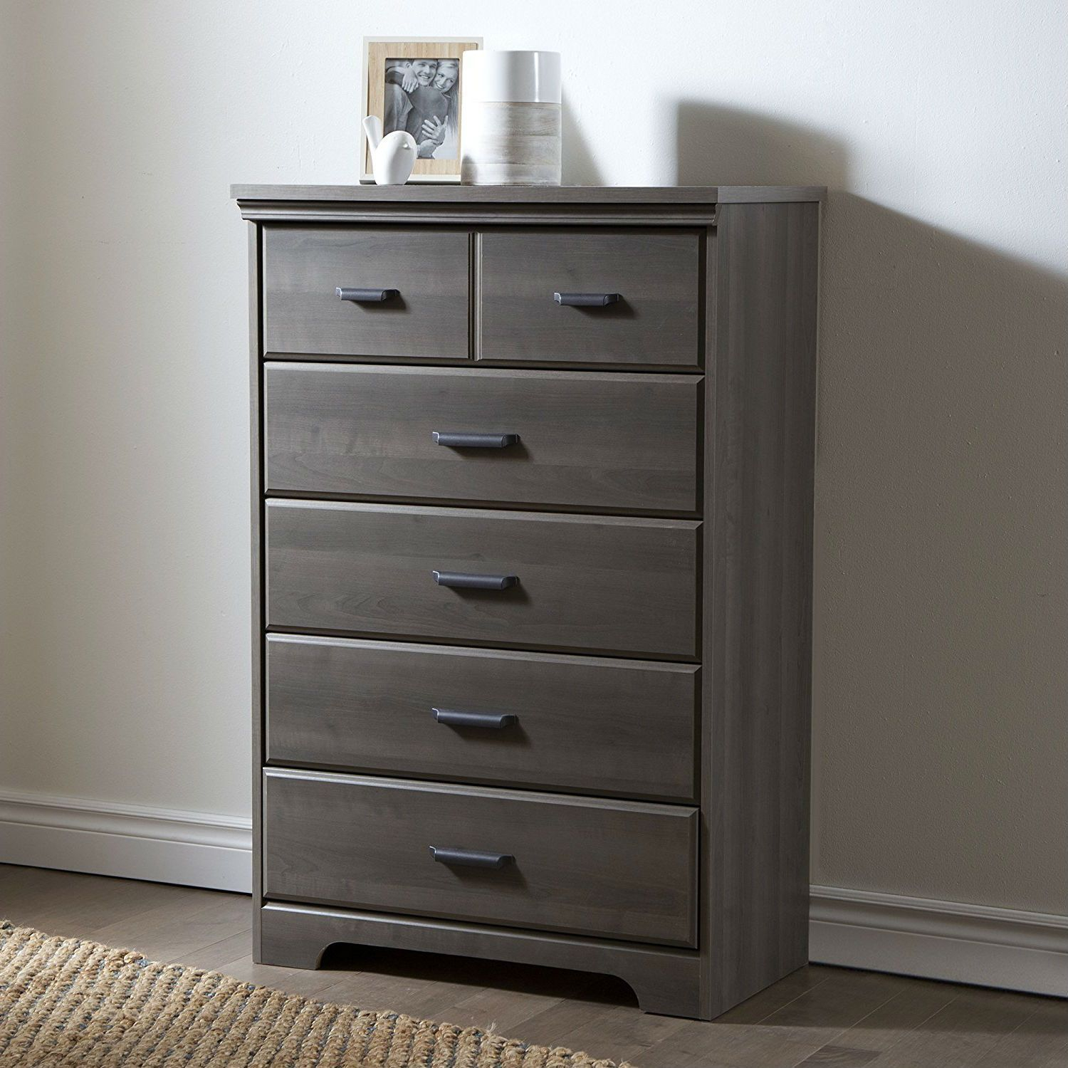 Gray Maple Dresser Drawers Bedroom Adult Or Children's Room | Bedroom ... inside Transform Your Space Discover the Allure of TATEUS Vintage Grey Drawers