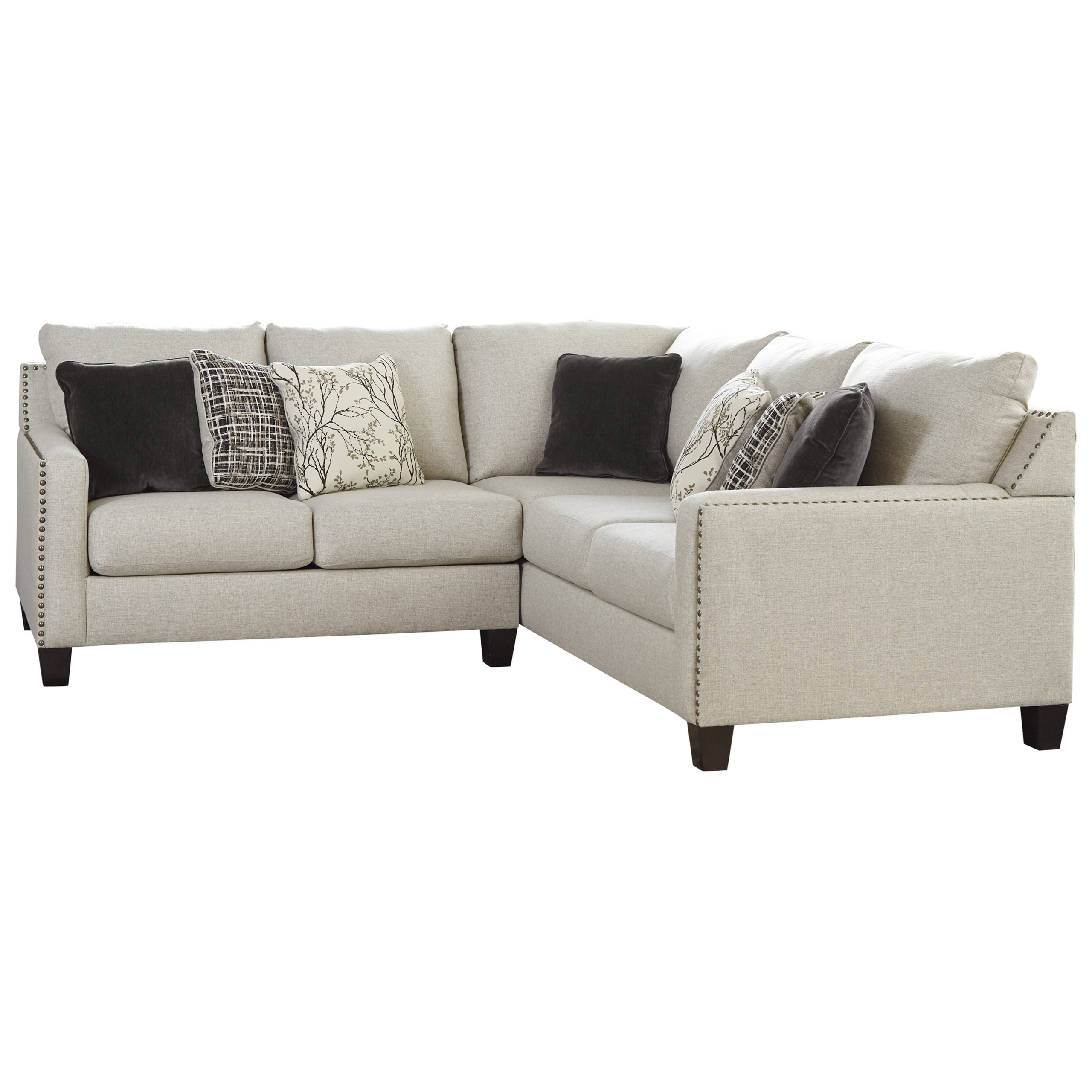 Gray Sectional With Nailhead Trim - Leather Sectional Sofa Nailhead As ... with Creating the Perfect Seating Arrangement with a Sectional Sofa Set