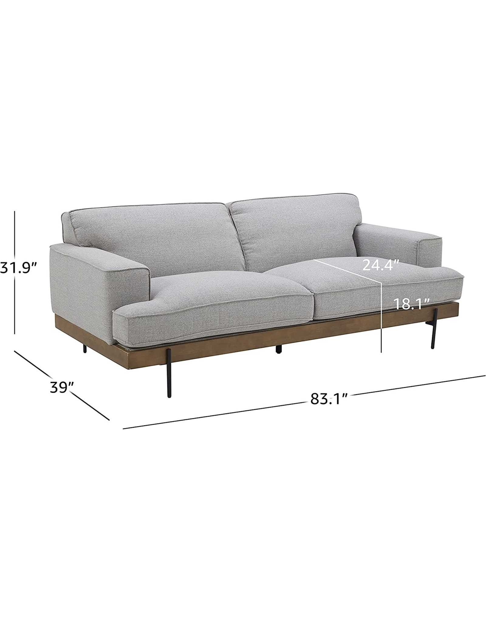 Industrial Furniture Sofa with regard to Understanding Industrial Sofa Trends: What Makes Metal Leg Designs So Popular