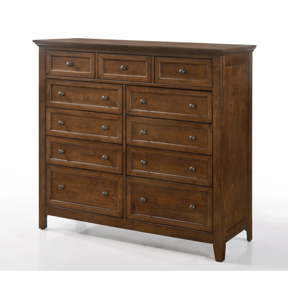 Intercon San Mateo 11-Drawer Gentlemen's Chest, Tuscan - Walmart.com throughout San Mateo Youth 5-Drawer Wooden Chest, Tuscan