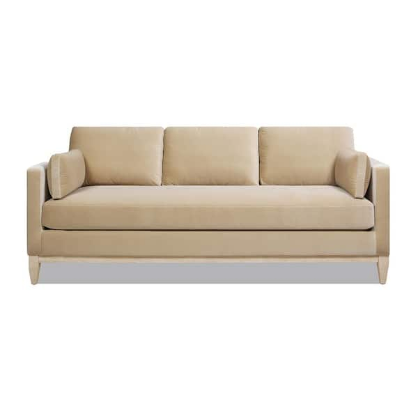 Jennifer Taylor Knox 84 In. Straight Arm Performance Velvet Lawson ... with Styling Your Living Room Around the Alana Lawson Tight Back Sofa