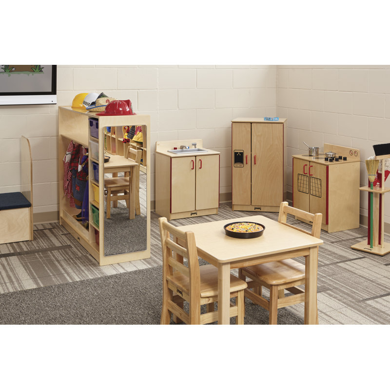 Jonti-Craft® 6 Compartment Manufactured Wood Dress-Up Center | Wayfair within From Pretend to Purpose The Lasting Impact of Jonti-Craft Dress-Up Storage