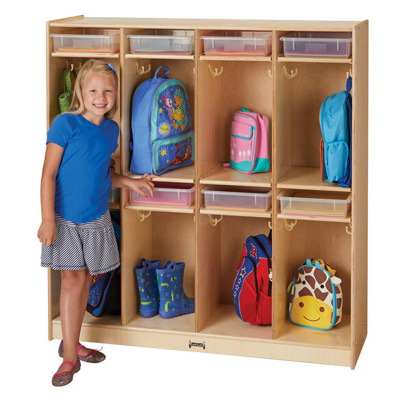 Jonti-Craft Baltic Birch 66740Jc 48" X 15" X 50 1/2" 8-Section Wood ... for A Teacher's Guide to Efficient Classroom Management with Jonti-Craft's Take Home Center