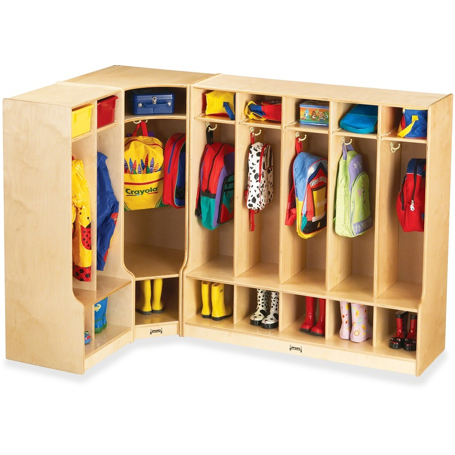 Jonti-Craft Rainbow Accents 2 Section Sitting Step Coat Locker - 2 ... within Expert Guide to Maximizing Storage with Stylish Coat Lockers