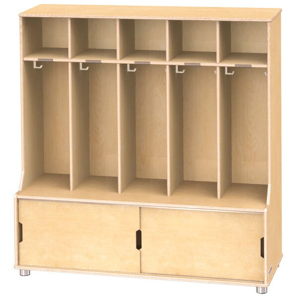 Jonti-Craft Truemodern 1720Jc 48 1/2" X 17 1/2" X 50" 5-Section Locker ... in Creating Order and Fun With Jonti-Craft's Secure Locker Solutions