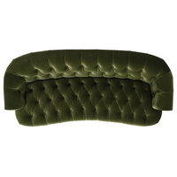 La Rosa Victorian Chesterfield Tufted Sofa - Eclectic - Sofas - By ... for La Rosa Victorian Chesterfield Tufted Sofa, Navy Blue Velvet