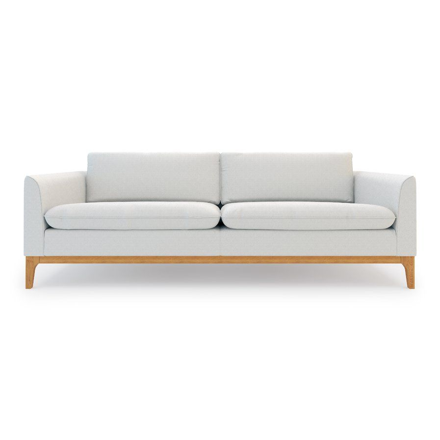 Loren Sofa | Rove Concepts, Light Gray Sofas, Sofa Scandinavian Style regarding Modern Scandinavian Sofa With Light Wood Frame