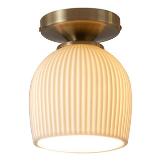 Nova Of California Petaluma Bone Porcelain Semi-Flush Mount Ceiling ... in Unveiling the Elegance of Moraga Bone Porcelain Semi-Flush Mount Lighting