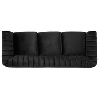Olga Modern Glam Velvet 3 Seater Sofa - Traditional - Sofas - By ... regarding Discover the Comfort and Style of the Yuma Modern Velvet Sofa