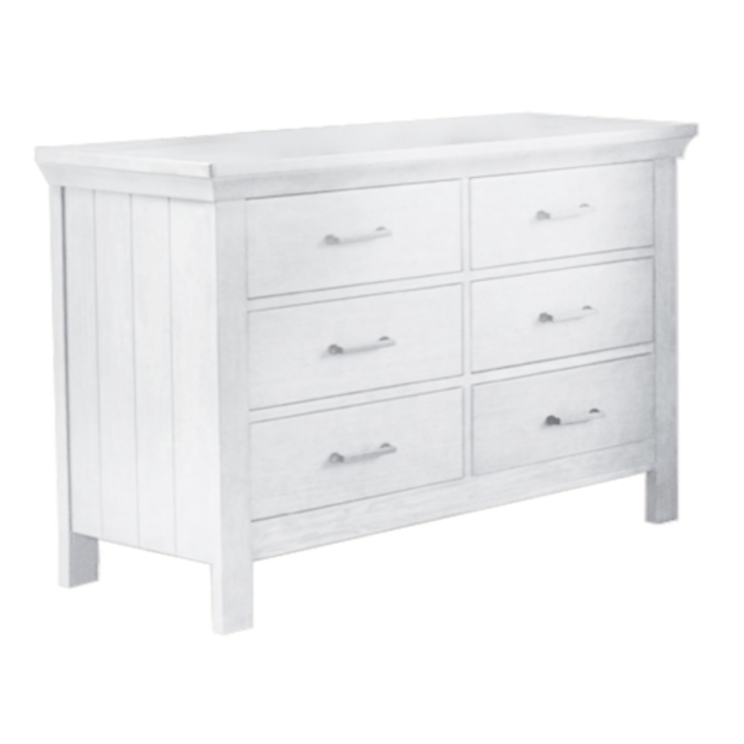 Pali Como Double Dresser - Kid's Korner with Pali Design Como Double Dresser, Vintage White