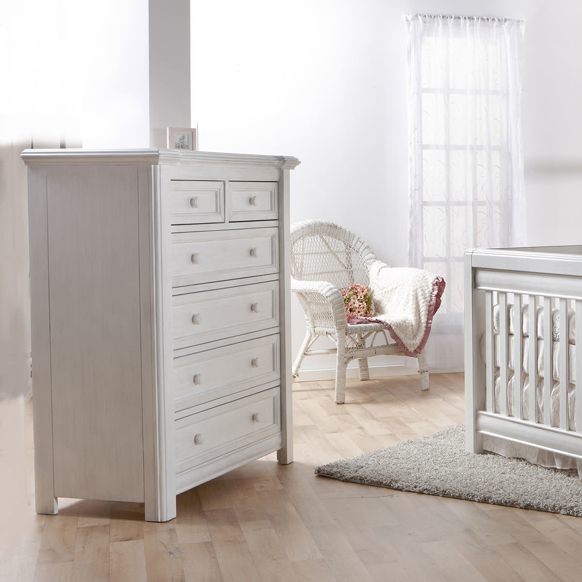 Pali Cristallo 5-Drawer Chest In Vintage White - Bellini Baby And Teen Furniture inside Unveiling the Timeless Charm of the Pali Design Cristallo 5-Drawer Dresser in Vintage White