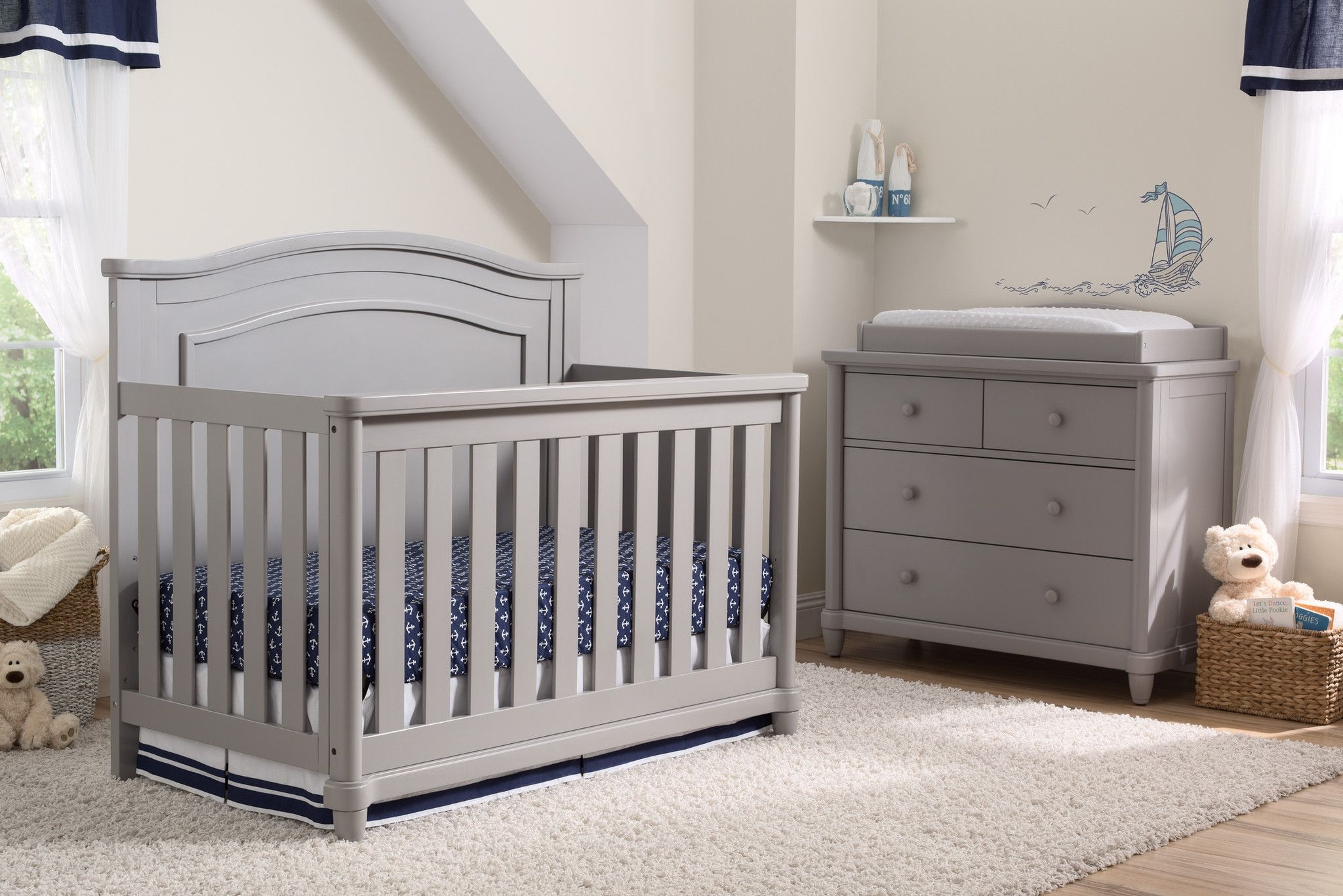 Pali Design Como Forever Crib Dresser In Vintage White Destination Baby ... with Durability Meets Design The Pali Design Como Double Dresser Vintage White Review