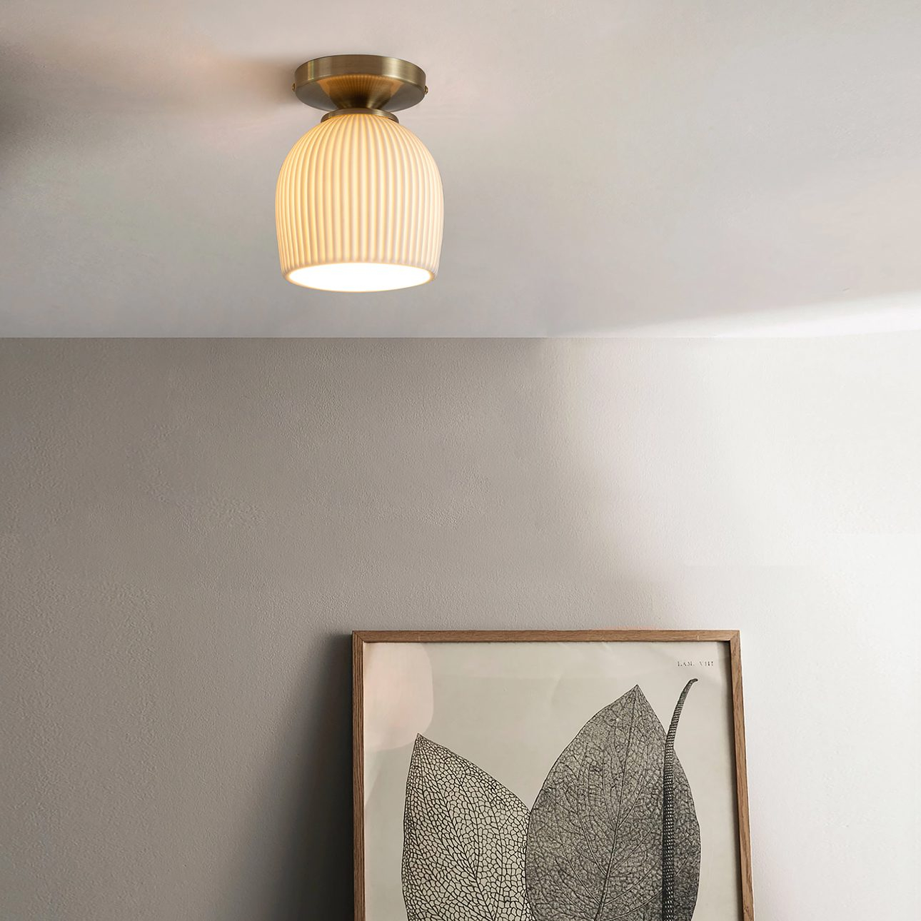 Petaluma Bone Porcelain Semi Flush Mount Ceiling Light. intended for Unveiling the Elegance of Moraga Bone Porcelain Semi-Flush Mount Lighting