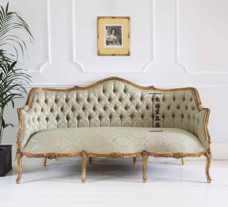 Pin By Kong On 法式家具 | Gold Sofa, French Style Sofa, French Sofa with regard to Understanding the Artistry Behind Parisian Style Tufted Sofas with Gold Accents