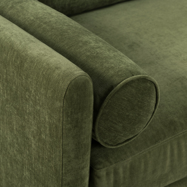Poly And Bark Lea Sofa, Distressed Green Velvet - Contemporary - Sofas ... pertaining to Poly And Bark Lea Sofa, Distressed Green Velvet