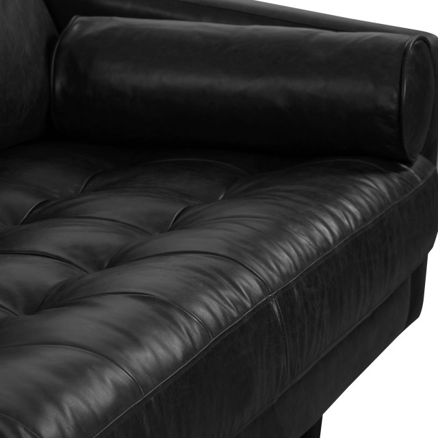 Poly And Bark Napa Left Sectional Sofa - Midcentury - Sectional Sofas ... regarding The Intersection of Comfort and Style in Poly and Bark Napa Sofa Onyx Black