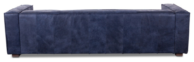 Portia Antique Blue Italian Leather Sofa - Contemporary - Sofas - By ... intended for Portia Antique Blue Italian Leather Sofa