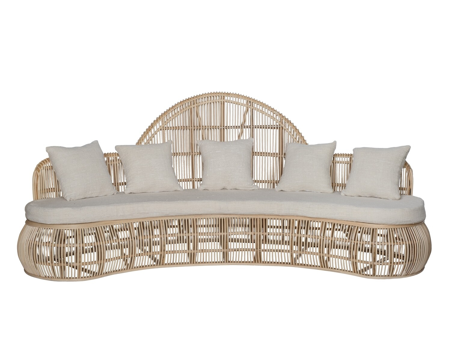 Rattan Sofa 6 (260Cm) for Care tips for keeping your bohemian rattan sofa with removable covers looking fresh