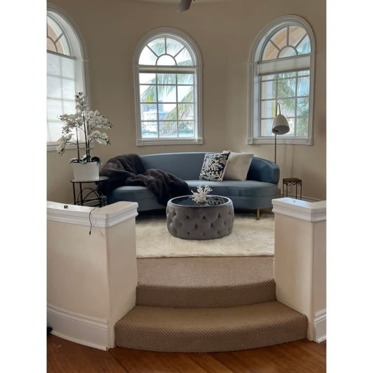 Safavieh Couture Primrose Curved Sofa - 89 In W X 44 In D X 33 In H - On Sale - Bed Bath ... for Safavieh Couture Primrose Curved Sofa, Light Pink