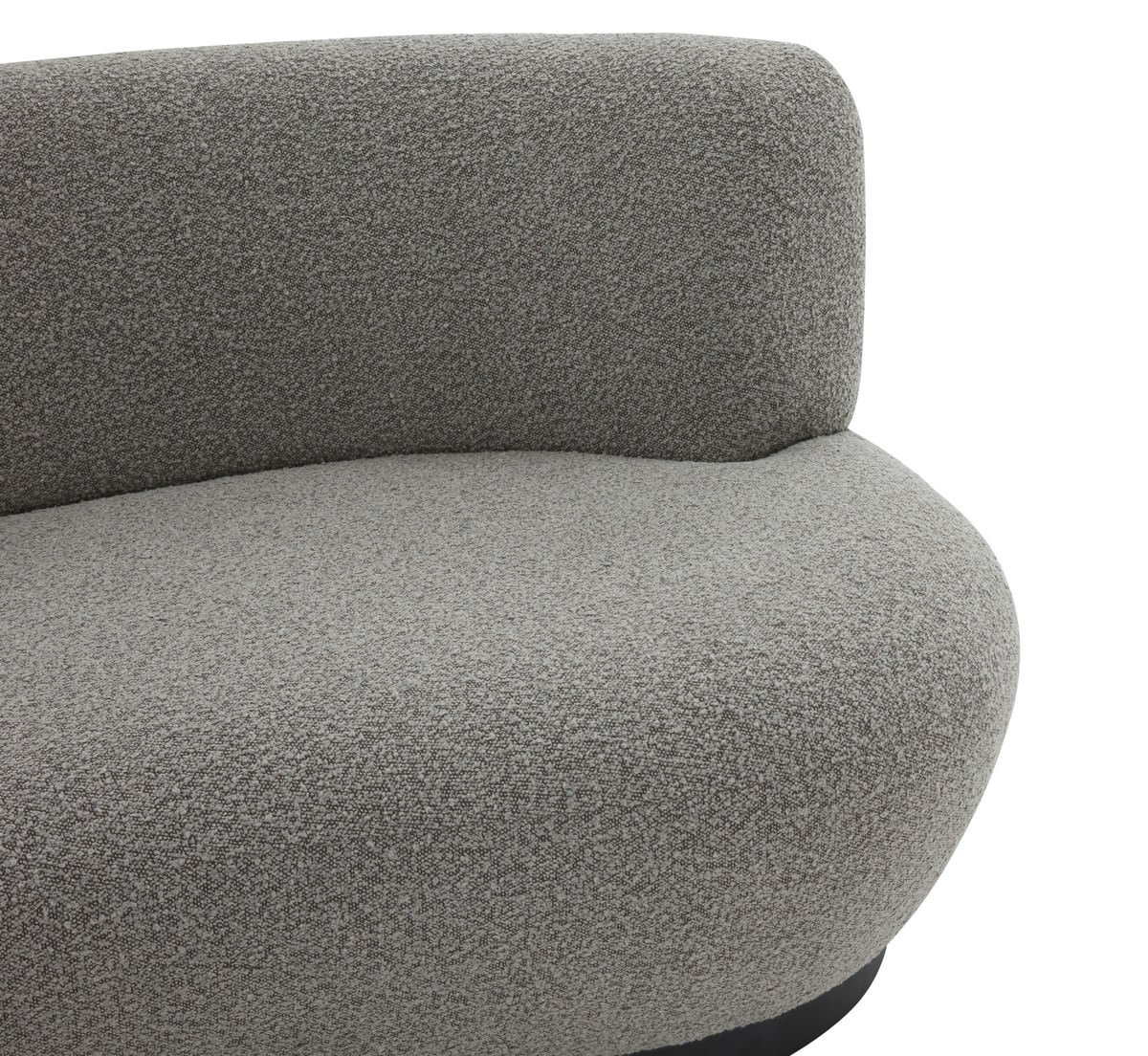 Safavieh Couture Stevie Boucle Curved Back Sofa, #N/A - Transitional ... within Elevate Your Living Room with the Chic Safavieh Stevie Boucle Sofa