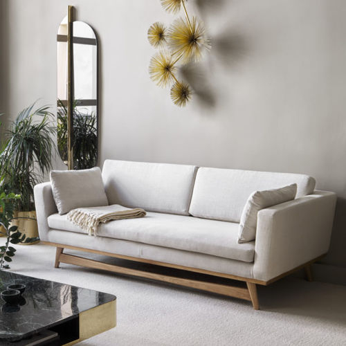 Scandinavian Sofa Bed Designs | Cabinets Matttroy inside Scandinavian Style Linen Sofa With Wooden Legs