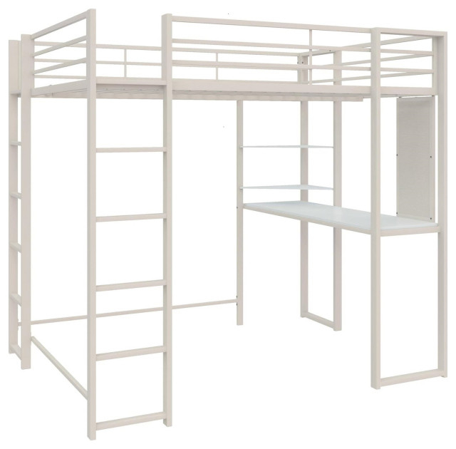 The Integrated Desk A Smart Solution for Small Spaces in Black Loft Beds