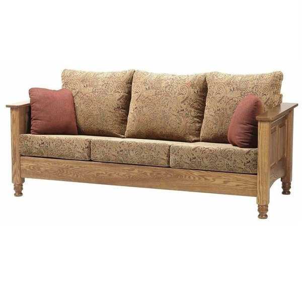 Solid Wood Frame Custom Sofa From Dutchcrafters Amish Furniture intended for The hidden craftsmanship behind long-lasting wooden sofa structures