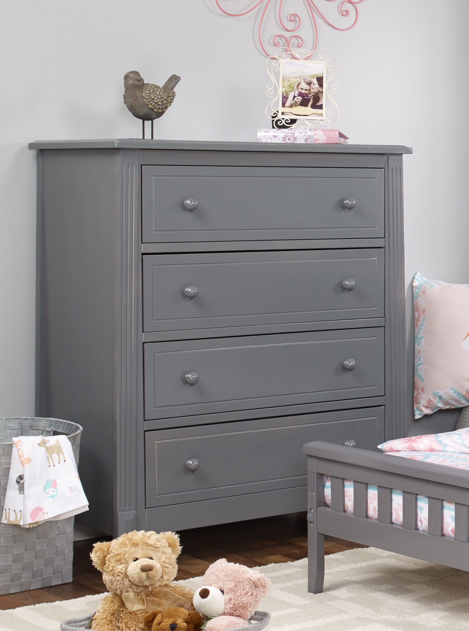 Sorelle Berkley 4-Drawer Chest - Gray - Walmart.com throughout Why the Sorelle Berkley Gray Chest is a Smart Choice for Modern Nurseries